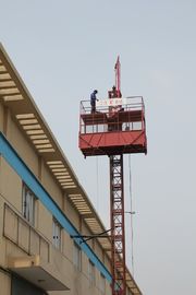 Construction Hoist Elevator , Cargo Lifts With 22m/min Rated Lifting Speed